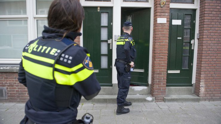Inval politie woning Generaal Hertzogstraat vanwege drugsonderzoek
