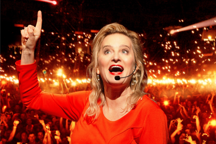 Martine Sandifort zegt dat ze al duizenden mensen naar de klote heeft gecoacht. Wil jij dat ook? Dat kan dan in de studio van Schouwburg Concertzaal Tilburg.