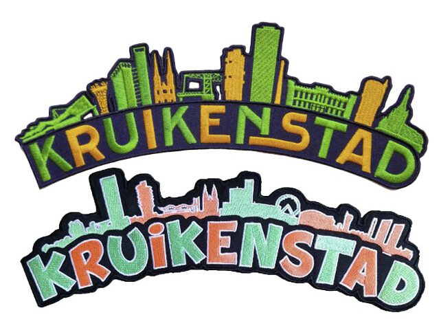 emblemen van twee verschillende verkopers