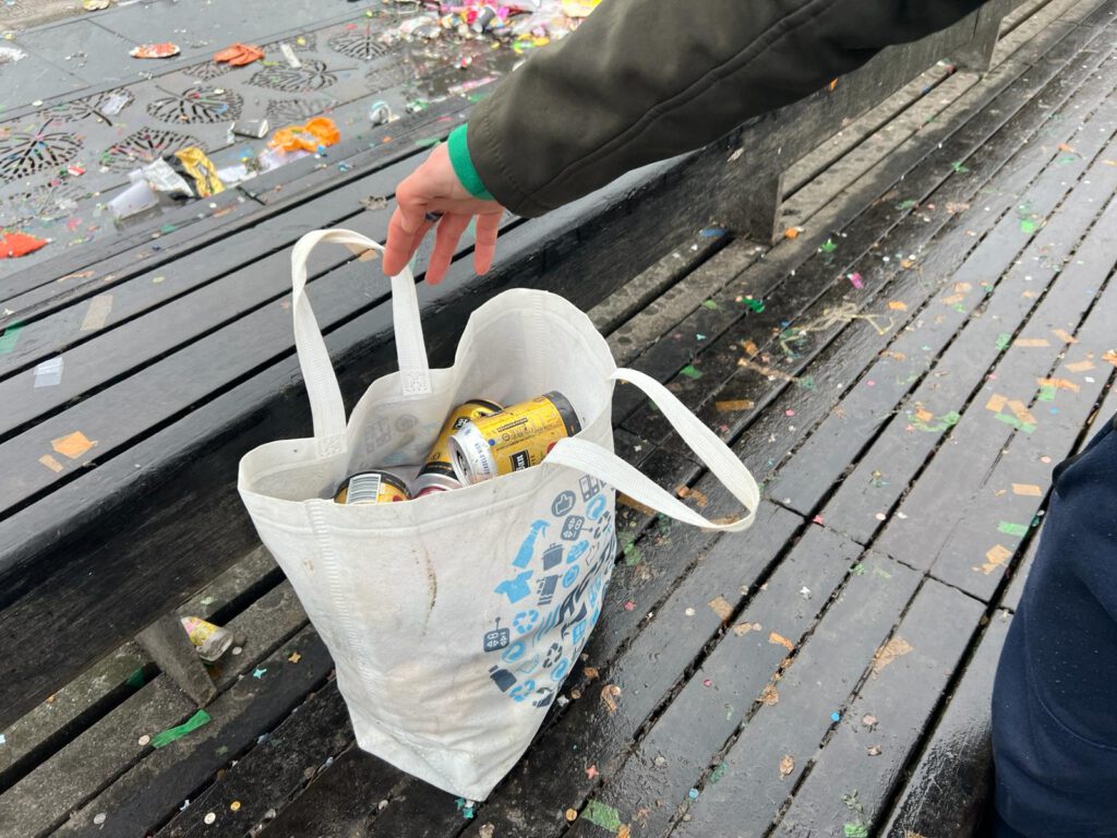 Statiegeld verzamelen in Tilburg