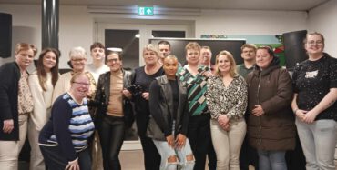 De oude en nieuwe partijen van Stichting Samen Delen bij elkaar