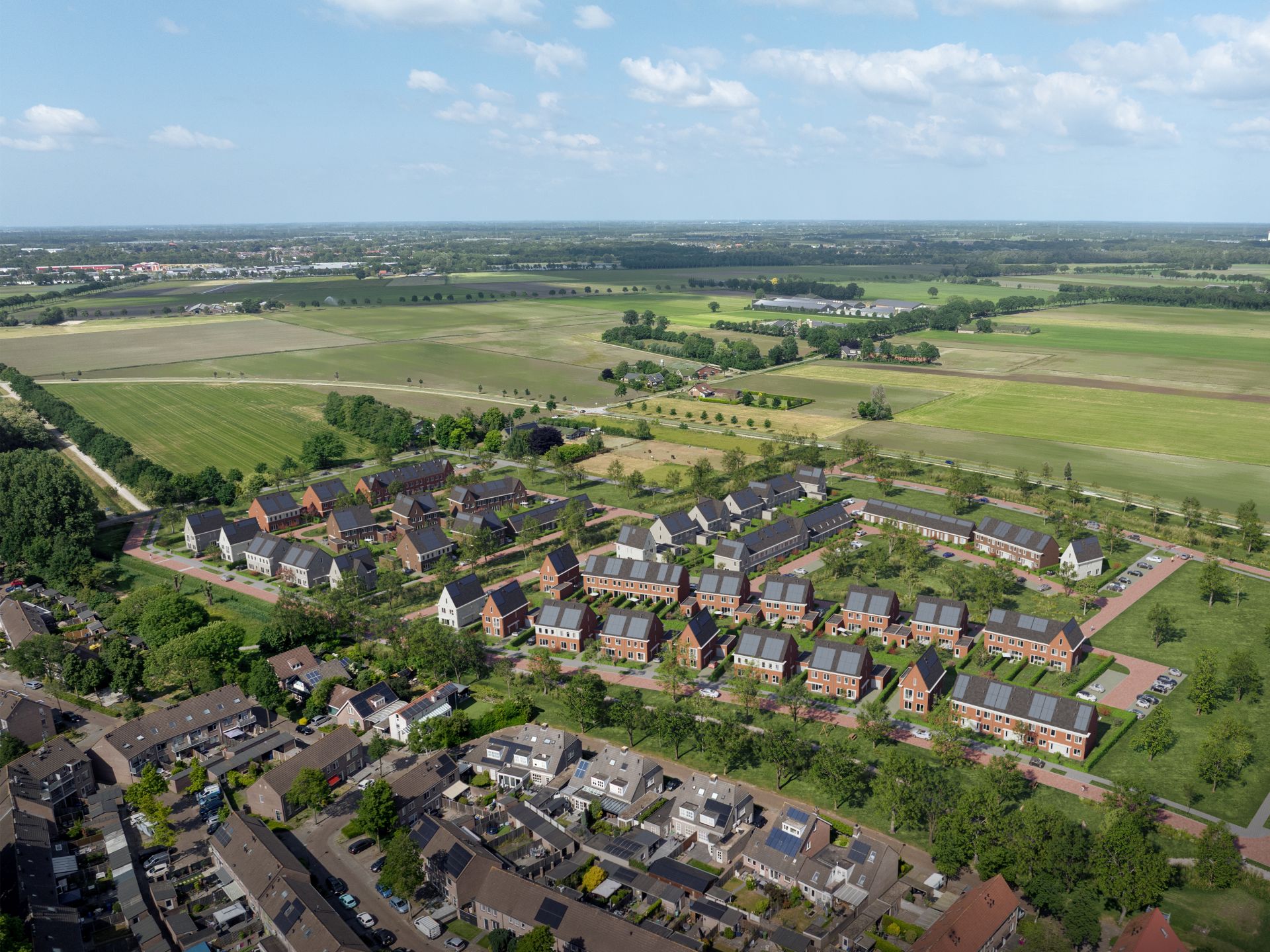 Huizen in Rijen mogen gebouwd worden, maar een deel blijft voorlopig leeg staan