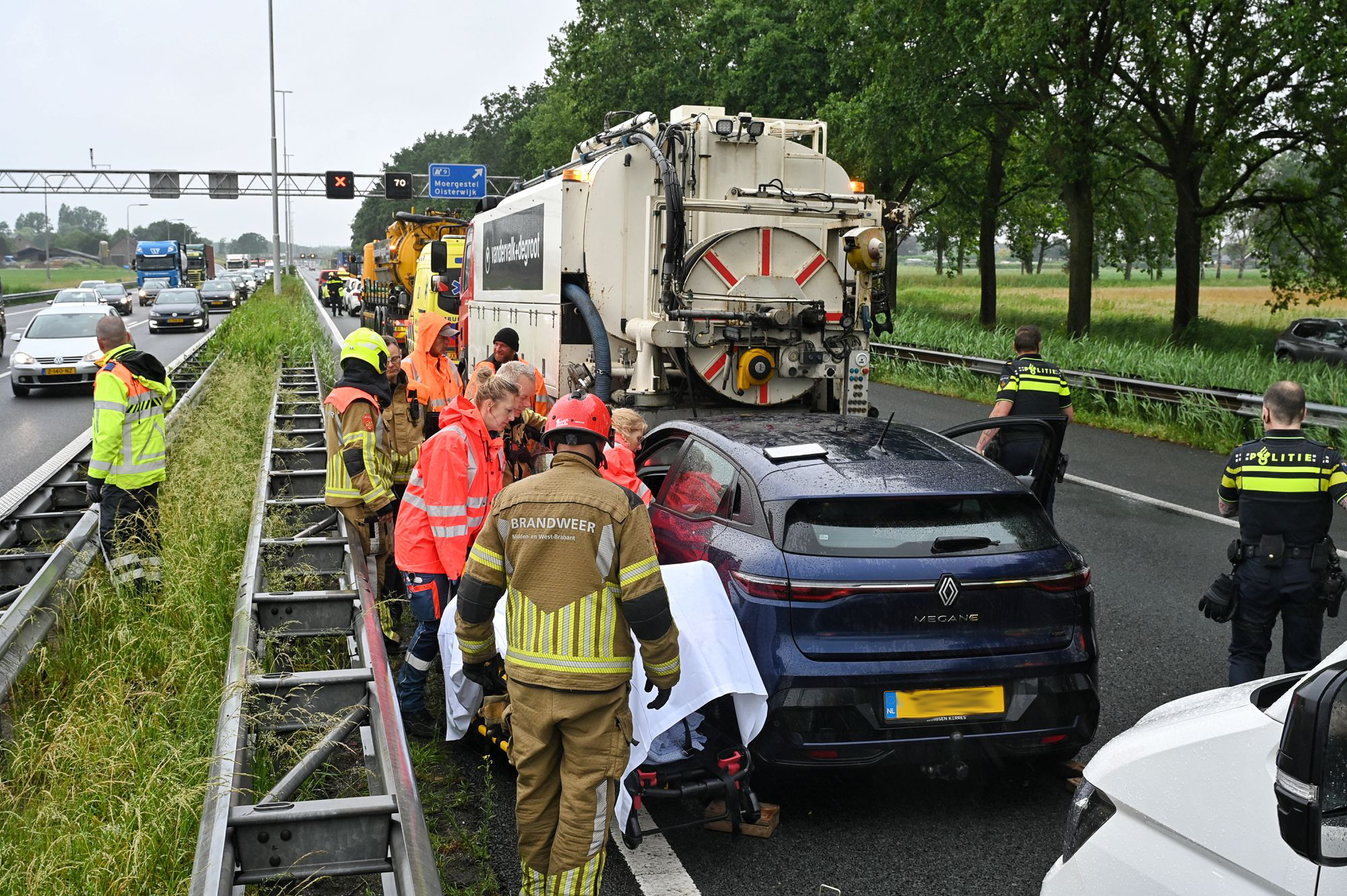 Chauffeurs verrichten heldendaad bij onwel geworden automobiliste