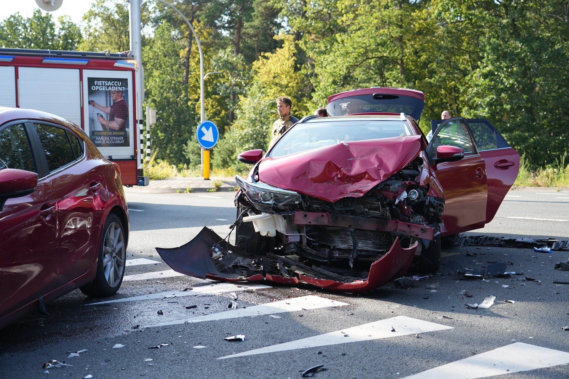 Automobiliste aangehouden na botsing in Tilburg, mogelijk onder invloed
