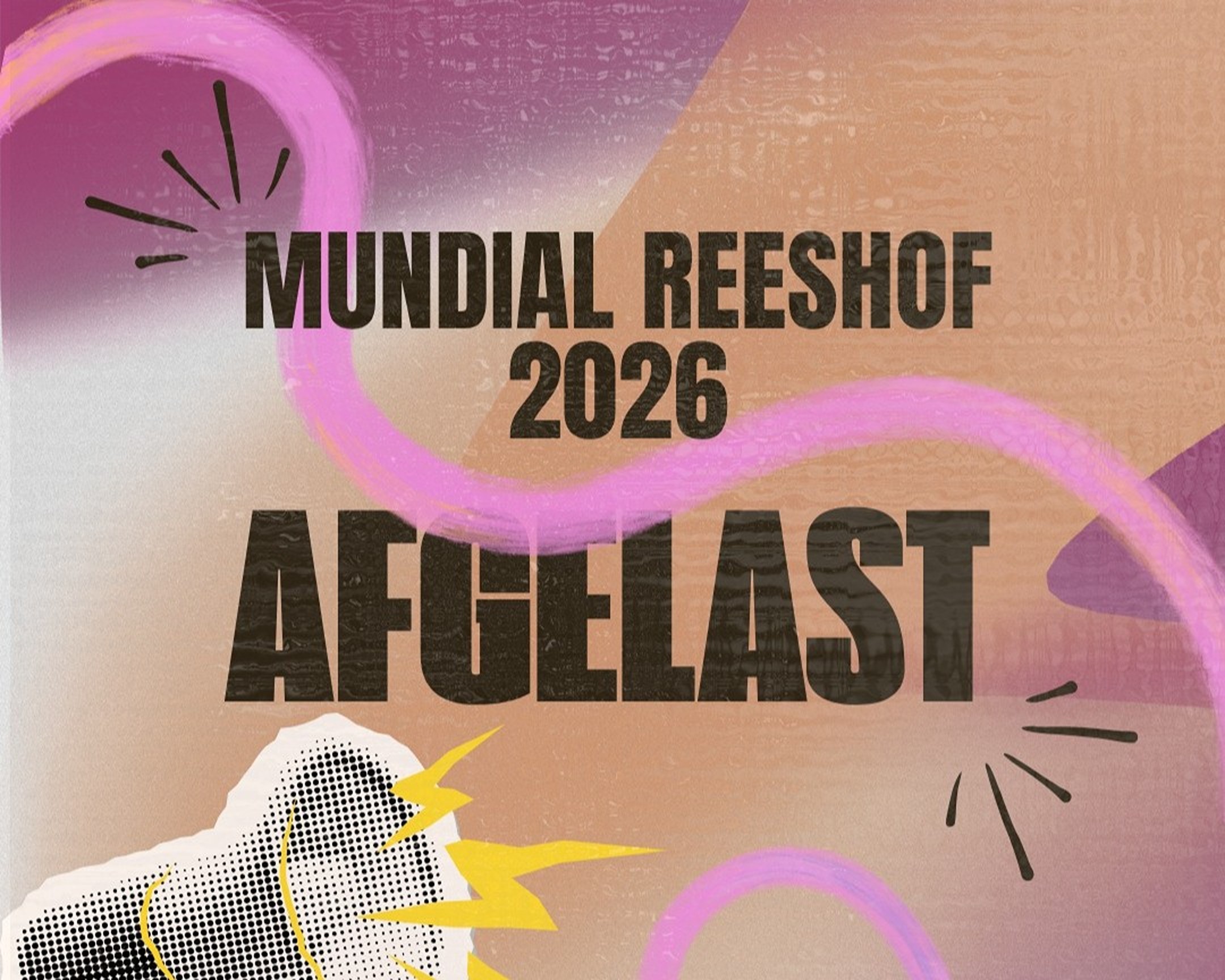 Mundial Reeshof gaat niet door, locatie Korvel wordt verplaatst