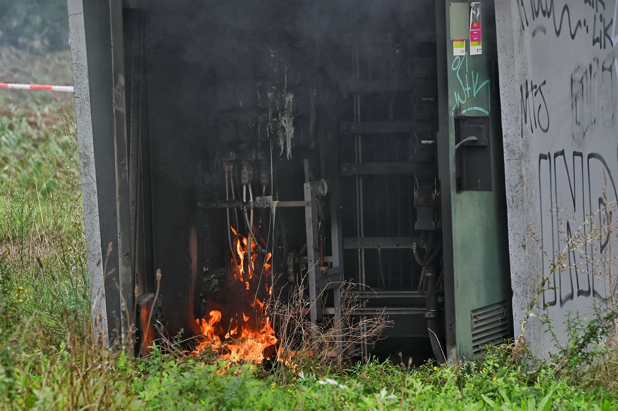 Bedrijven zonder stroom na brand in transformatorhuis in Tilburg