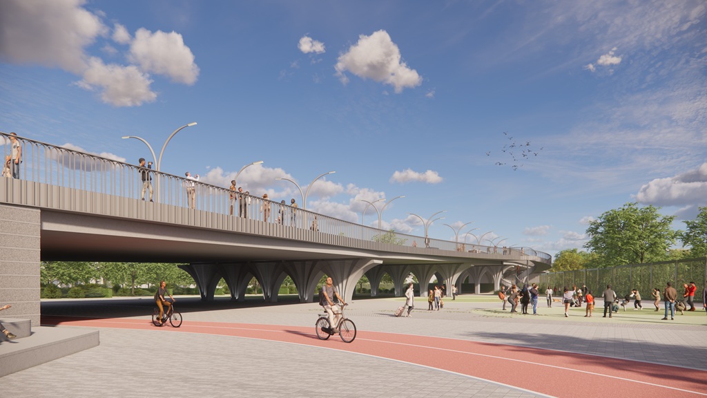 Zo komt het nieuwe viaduct van de Ringbaan-West eruit te zien